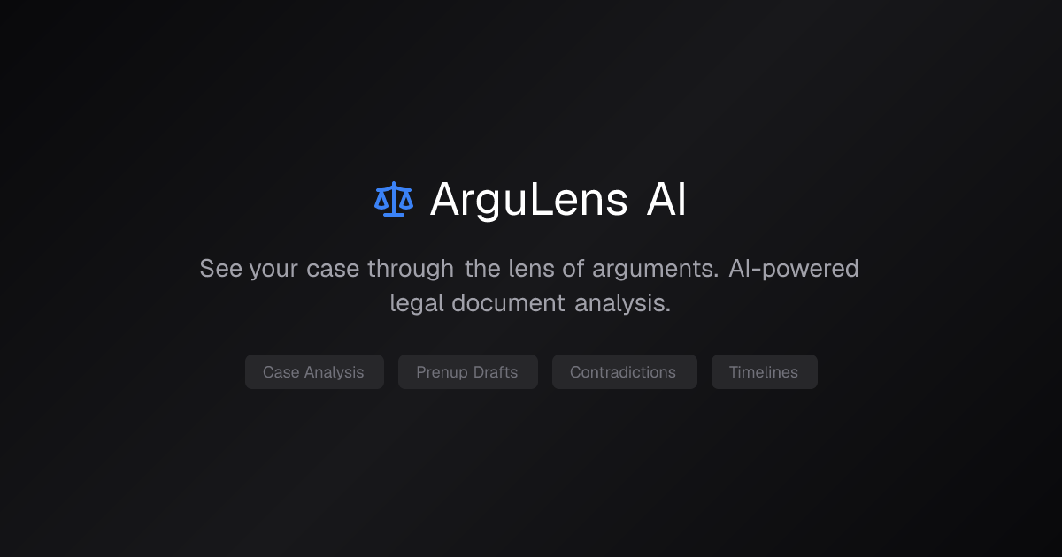 ArguLens AI logo