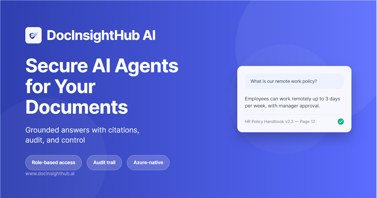 Logo de DocInsightHub AI