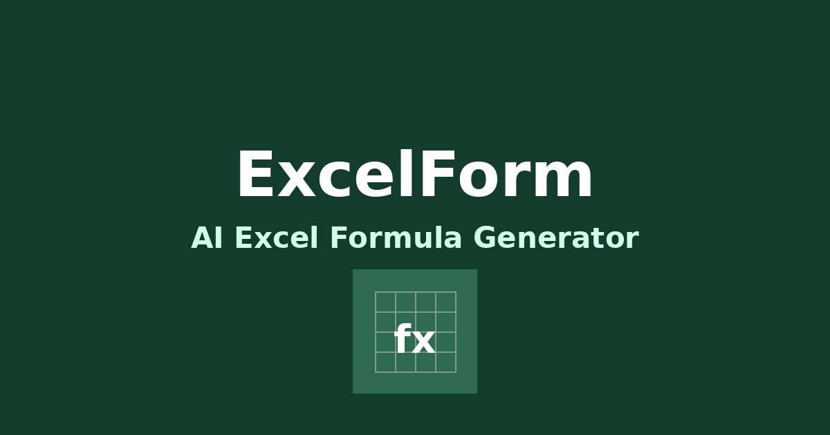 ExcelForm logo
