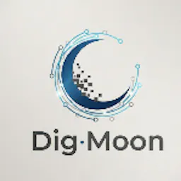 Логотип Dig Moon &mdash; Empowering Both Sides of Hiring