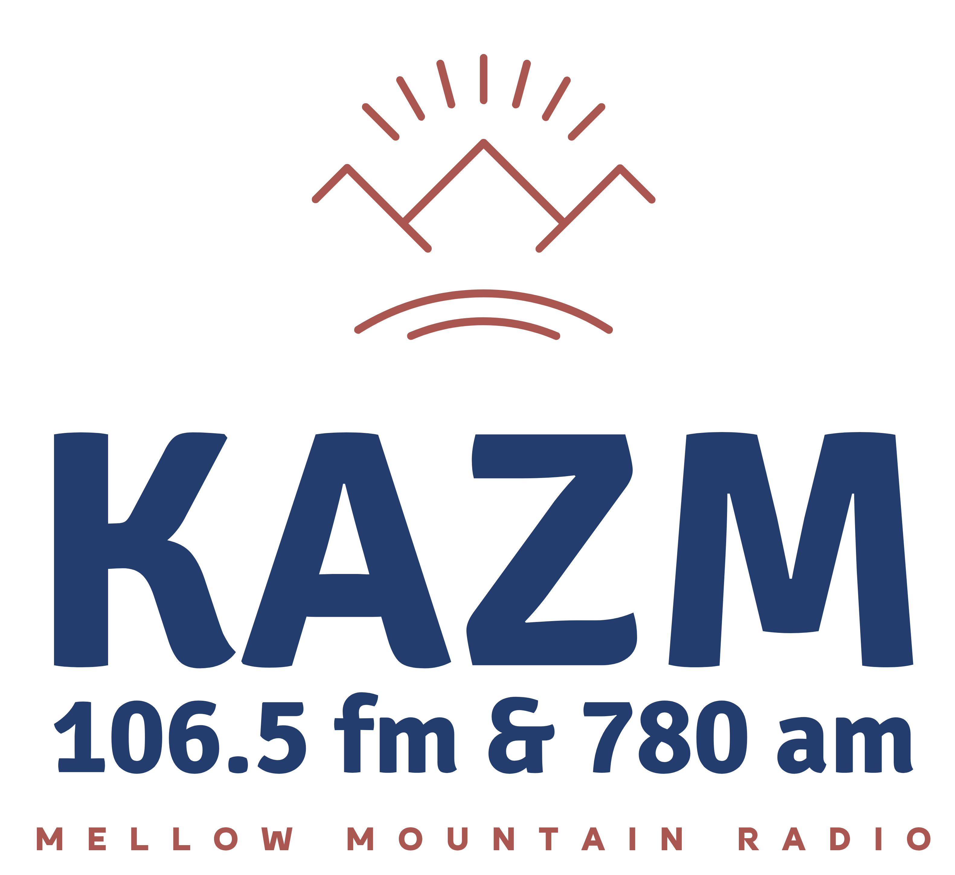 KAZM Mellow Mountain Radio logo
