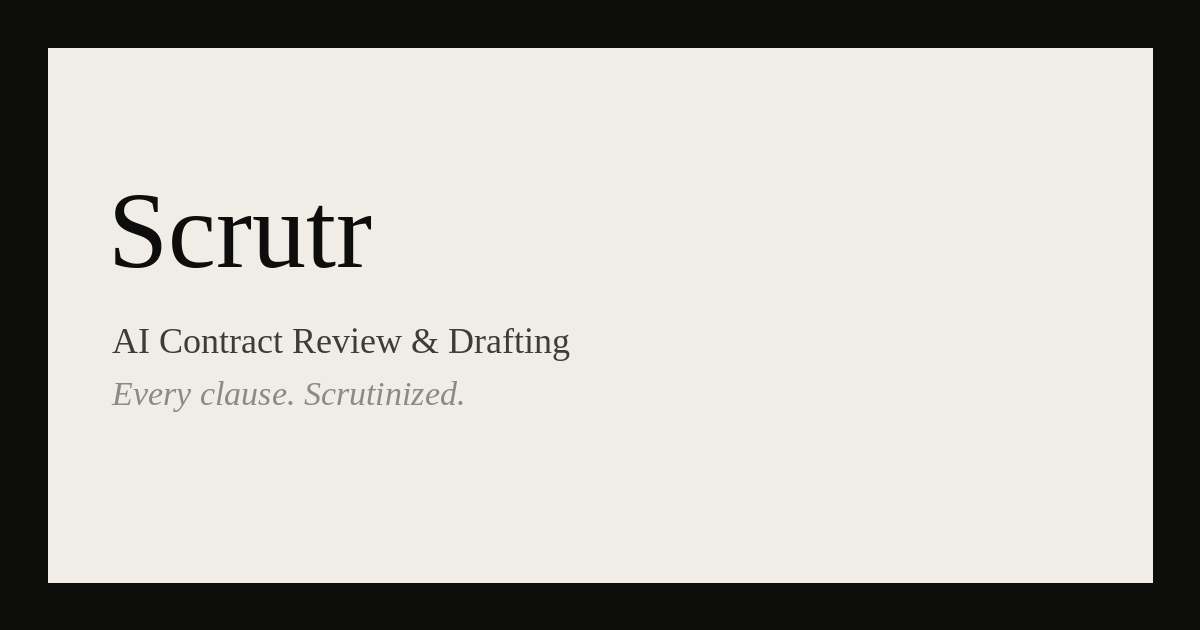 Scrutr AI logo