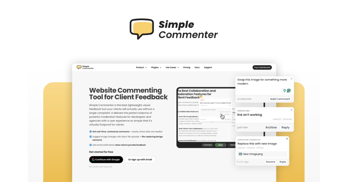 Logo de Simple Commenter