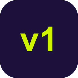 Логотип v1be | vibe marketing software