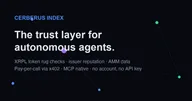 Логотип The trust layer for autonomous agents