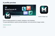 Логотип MuseCanvas AI