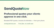 SendQuoteNow logo